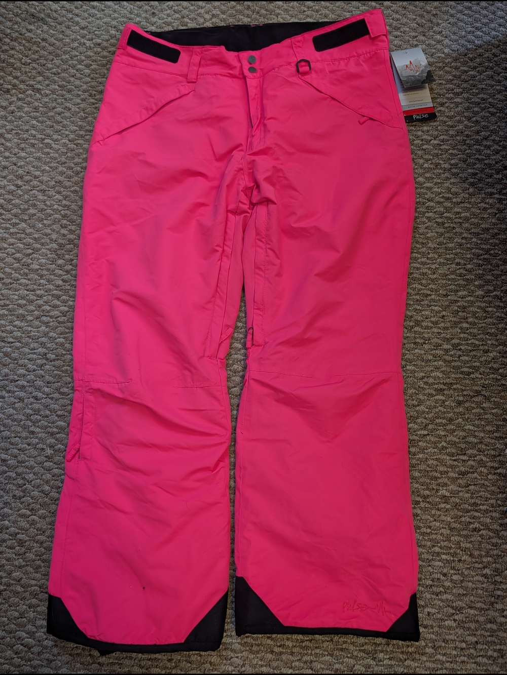 Pulse Women's Bright Pink Snow Pants
